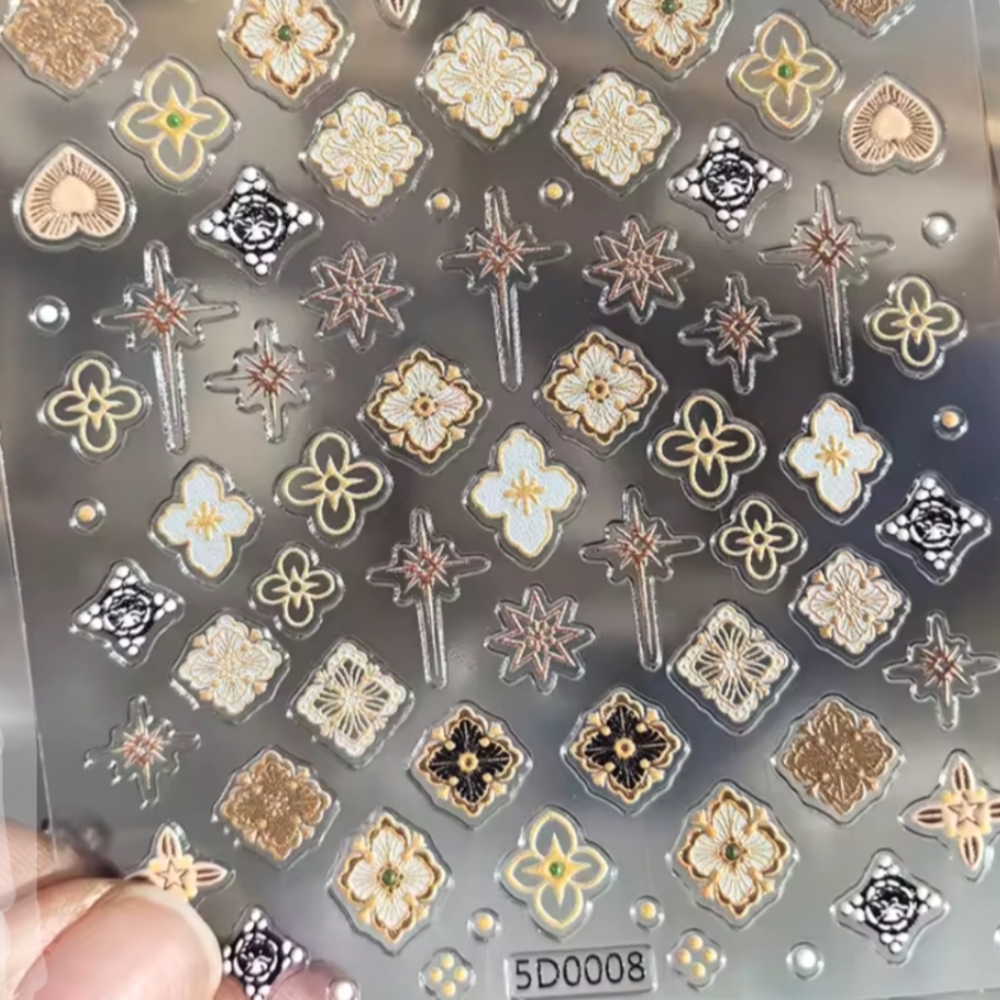 Fashionable Nail Art Designs Pkg of Adhesive Stickers DIY - Picture 10 of 11